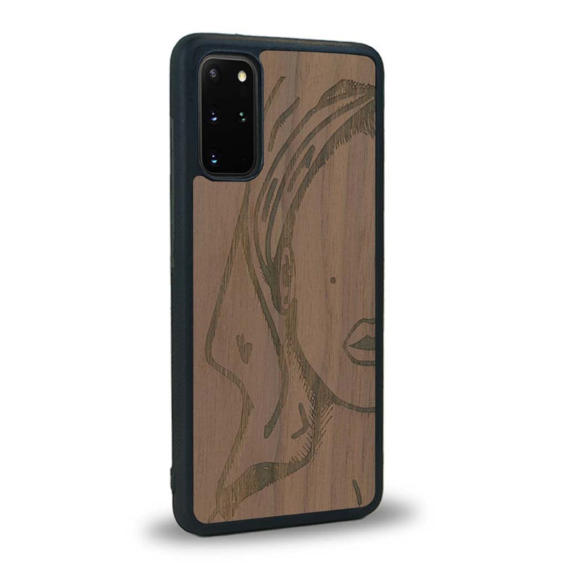 Coque Samsung S20FE - Au féminin - Coque en bois