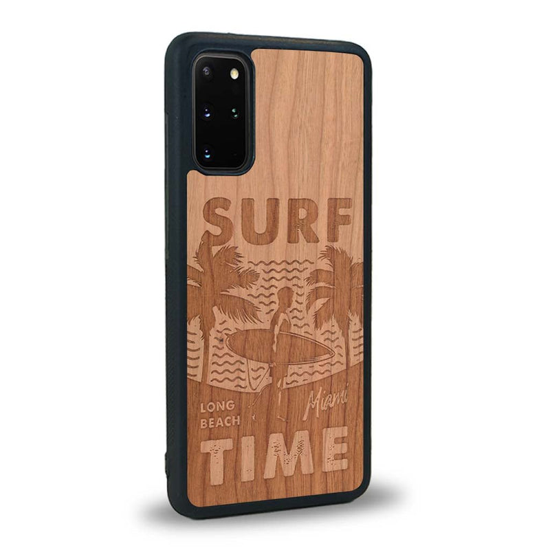 Coque Samsung S20FE - Surf Time - Coque en bois