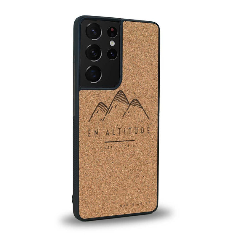 Coque Samsung S21 Ultra - En Altitude - Coque en bois