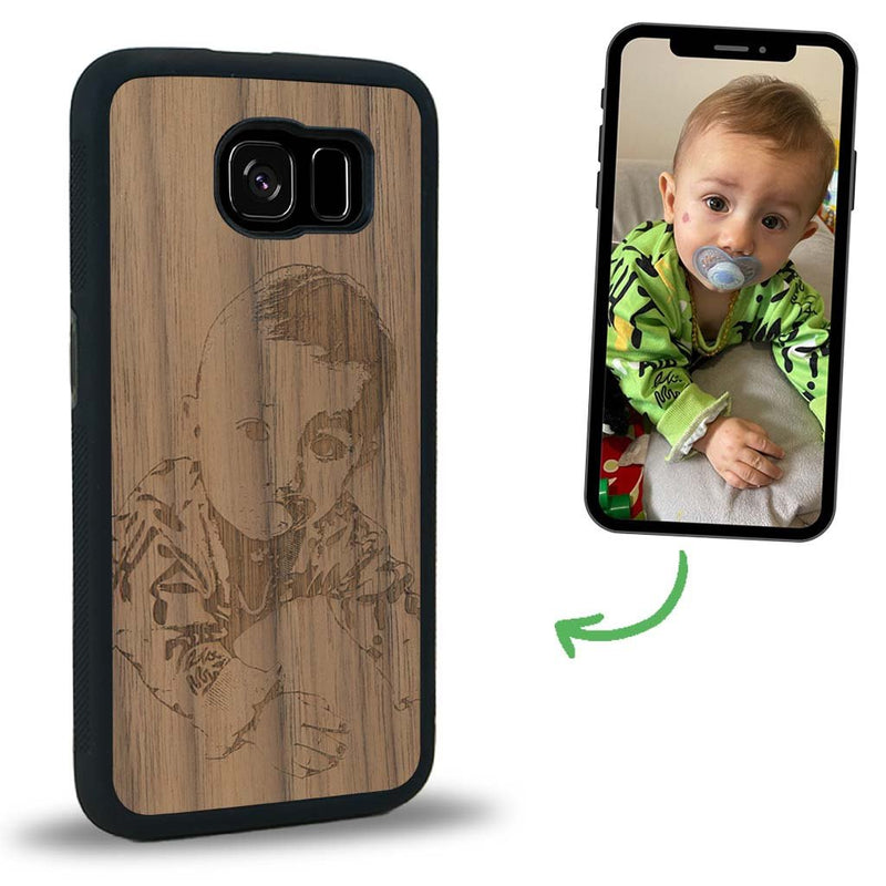 Coque Samsung S6 - La Personnalisable - Coque en bois