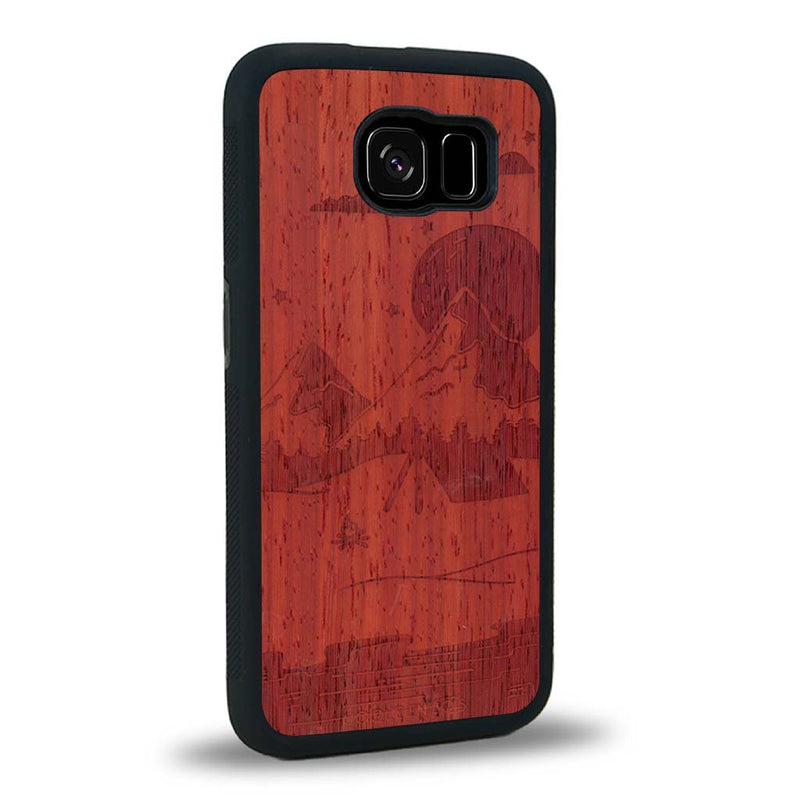 Coque Samsung S6 - Le Campsite - Coque en bois