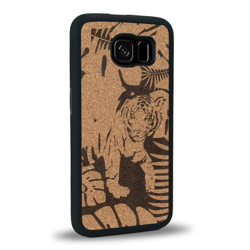 Coque Samsung S6 - Le Tigre - Coque en bois