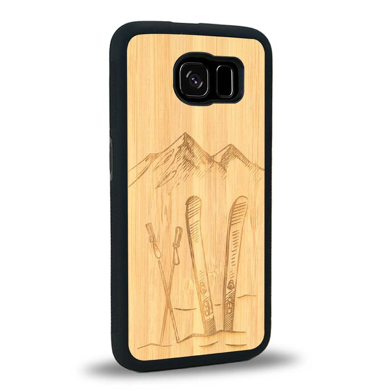 Coque Samsung S6 - Winter Holidays - Coque en bois