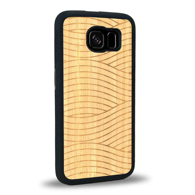 Coque Samsung S6E - Le Wavy Style - Coque en bois