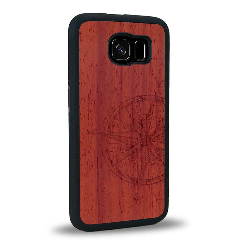 Coque Samsung S8 - La Rose des Vents - Coque en bois