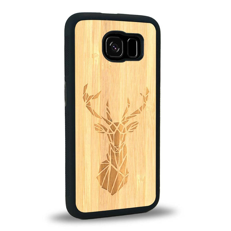 Coque Samsung S8 - Le Cerf - Coque en bois