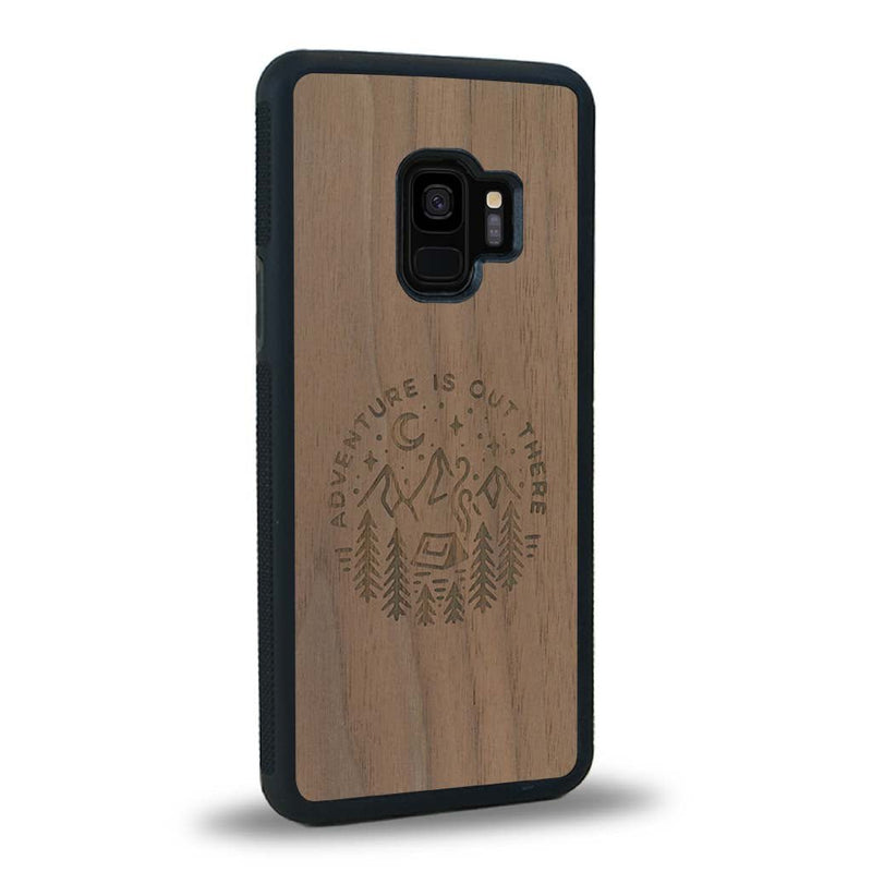 Coque Samsung S9+ - Le Bivouac - Coque en bois