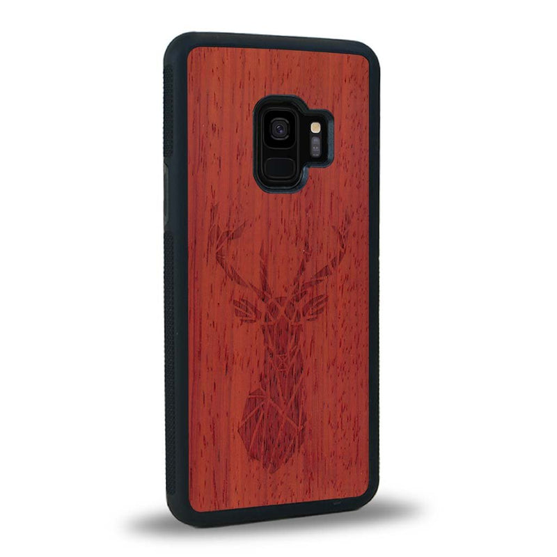 Coque Samsung S9 - Le Cerf - Coque en bois