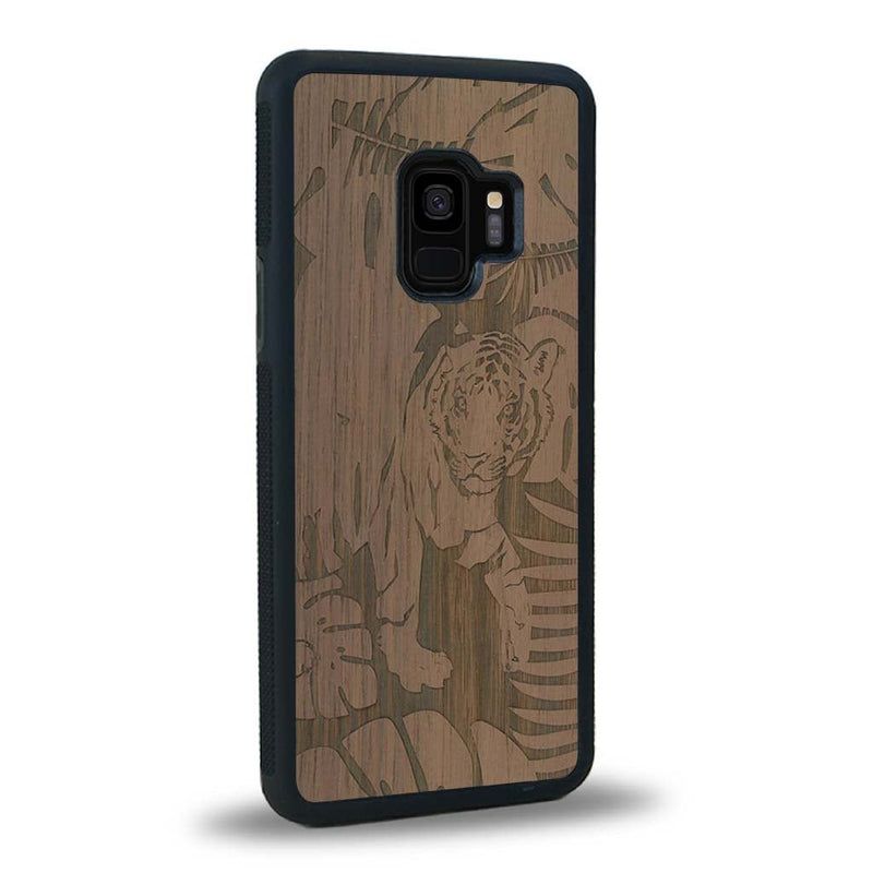 Coque Samsung S9 - Le Tigre - Coque en bois