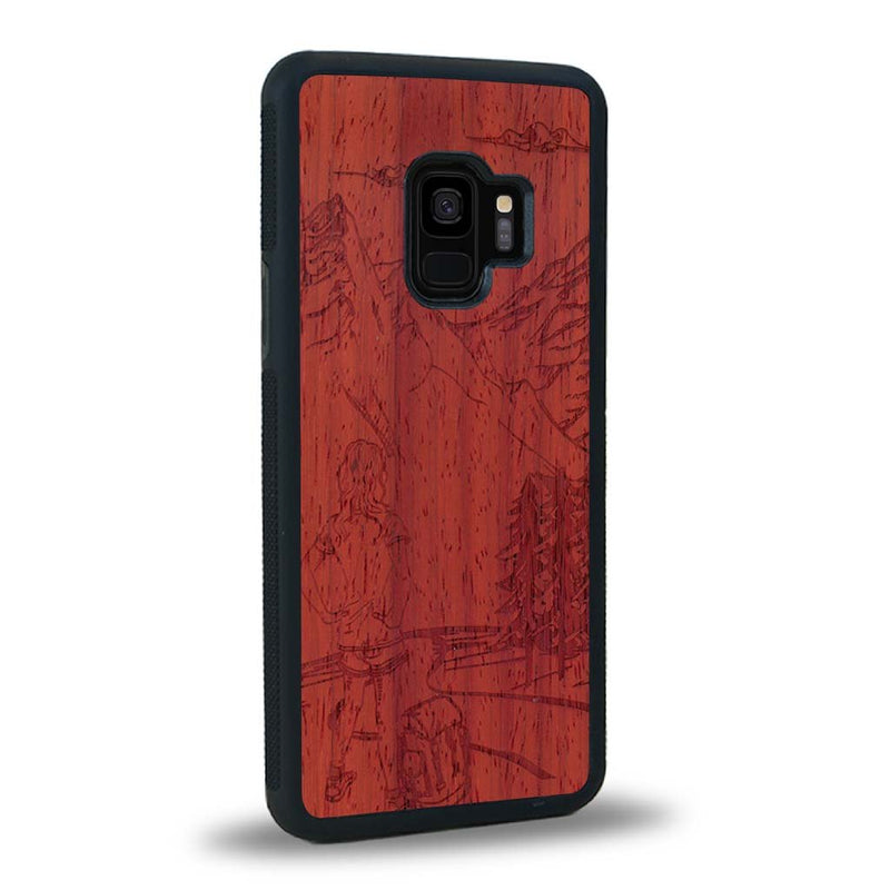 Coque Samsung S9 - L'Exploratrice - Coque en bois