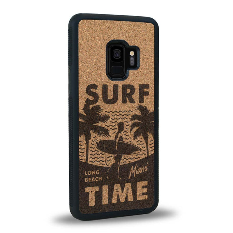 Coque Samsung S9 - Surf Time - Coque en bois