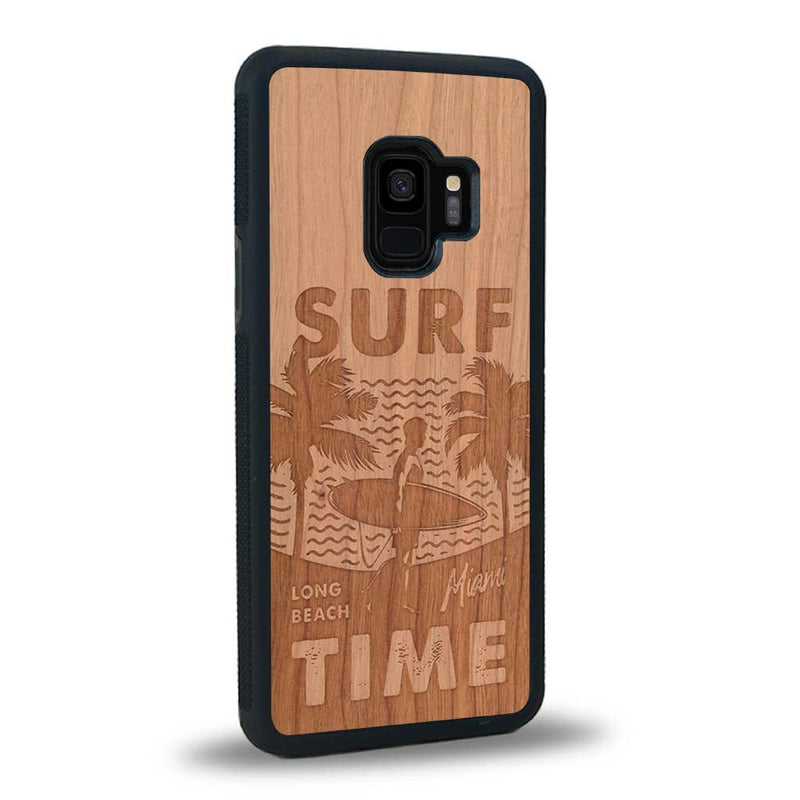 Coque Samsung S9 - Surf Time - Coque en bois