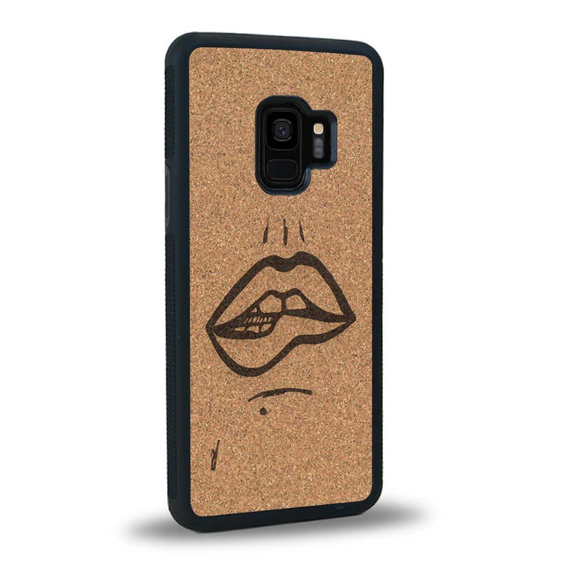 Coque Samsung S9 - The Kiss - Coque en bois