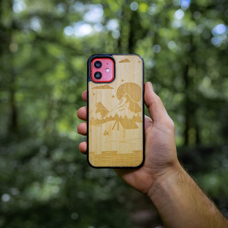 Coque Xiaomi - Le Campsite - Coque en bois