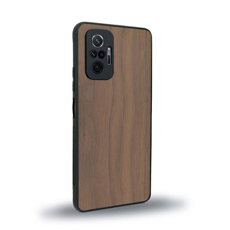 Coque de protection en bois véritable fabriquée en France pour Xiaomi Redmi Note 10 Pro sans gravure avec un design minimaliste et moderne